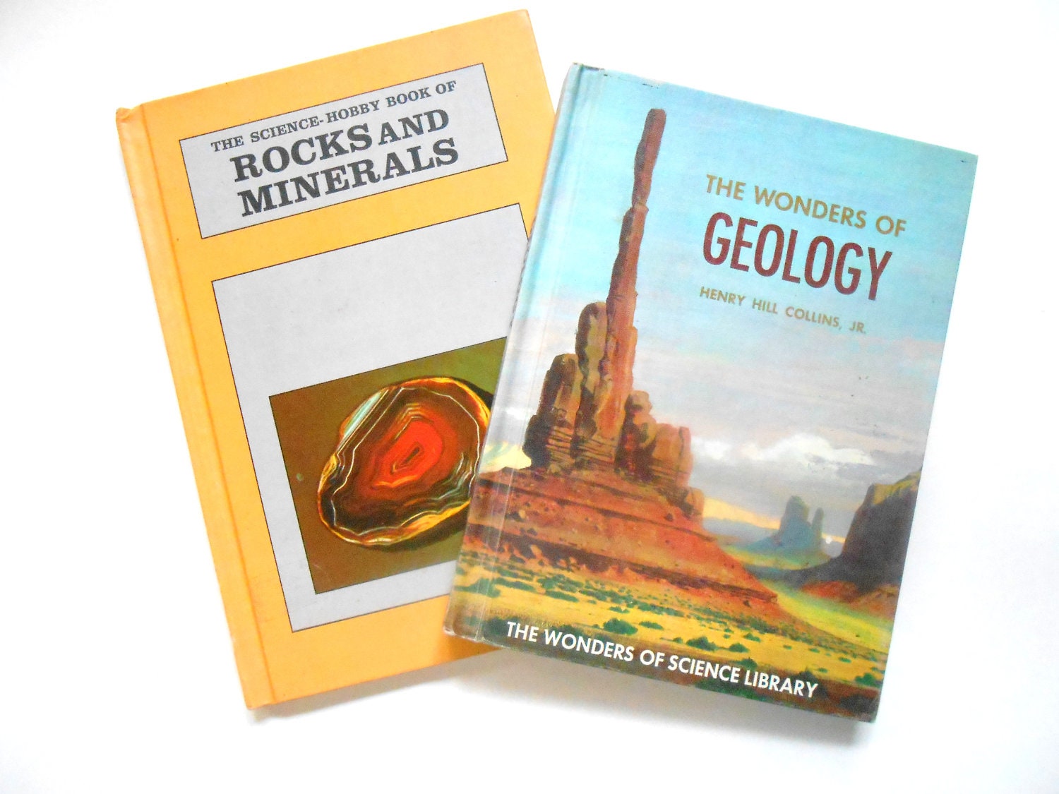 Two Vintage Children's Geology Books