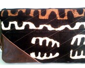 African Mudcloth Clutch, African Clutch Purse, Oversized Clutch, African Fabric