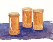 food art- Golden Honey Comb- 11x14 print