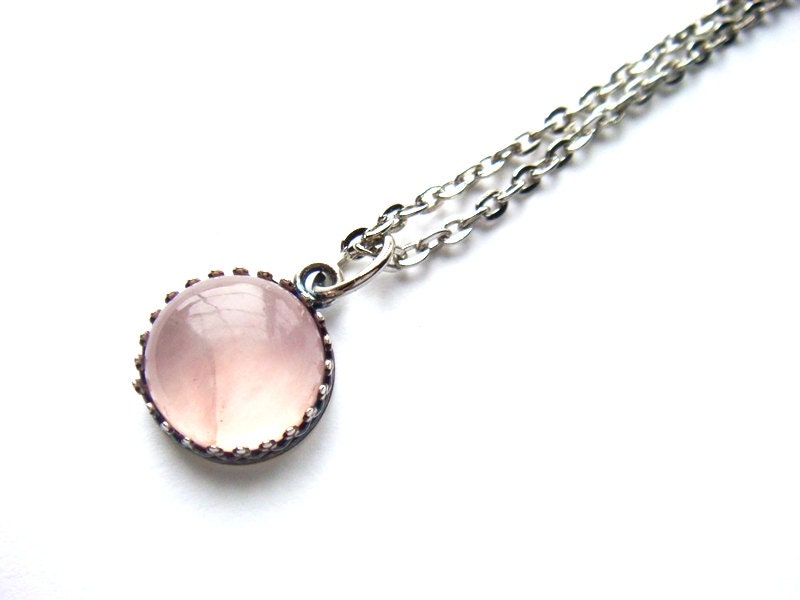 Natural Rose Quartz Necklace