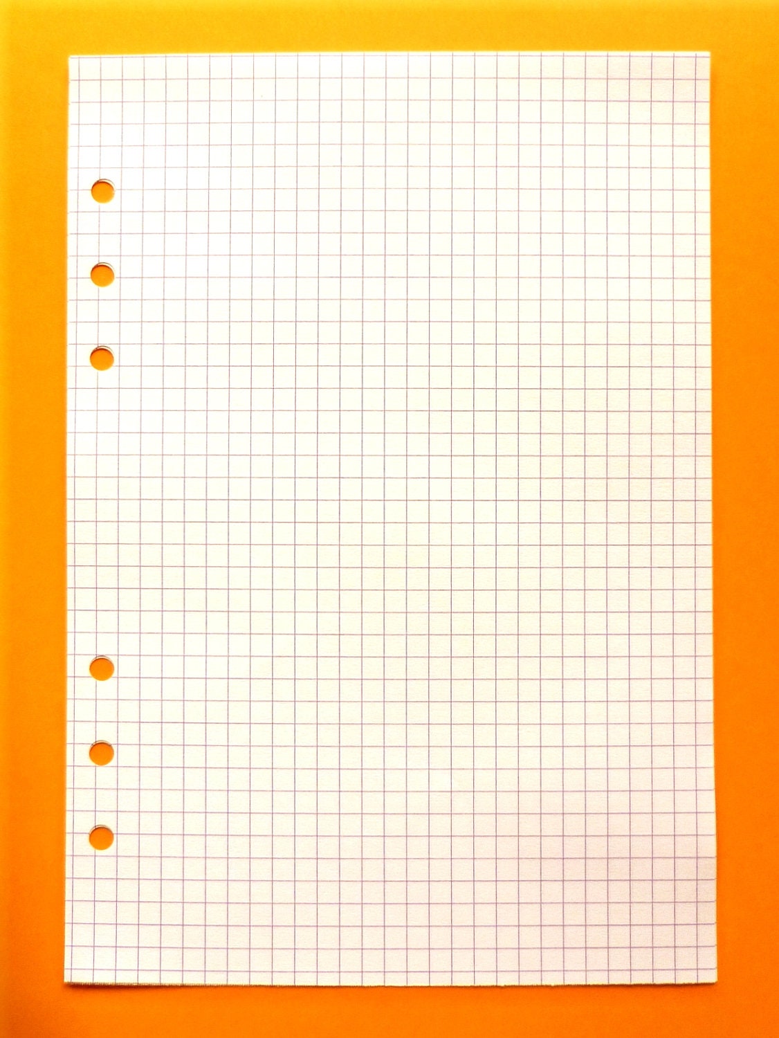 A5 Planner Graph Paper 108 Sheets by KiddyQualia on Etsy