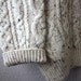 Vintage Men's OATMEAL Wool Knit Sweater