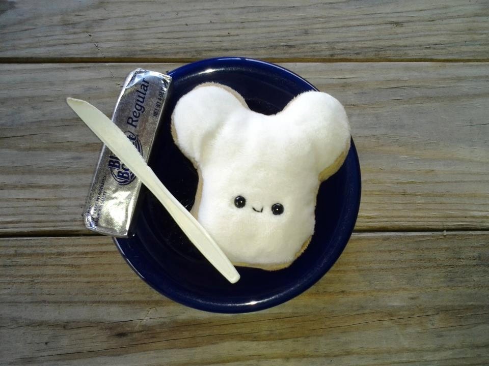 Choice of Mousebread or Mousetoast Plushie--MADE TO ORDER