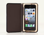 NEW The Little Black Book for iPhone 5 -French Roast - With Pocket