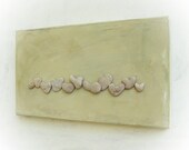Unique Wedding Shower - One Of A Kind 3D Art Wall decoration - genuine Heart shaped Beach rocks