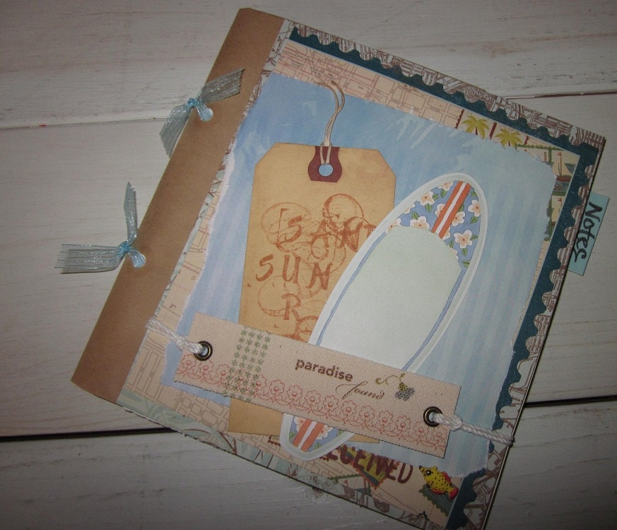 Travel Journal Tropical Paradise Vacation Honeymoon