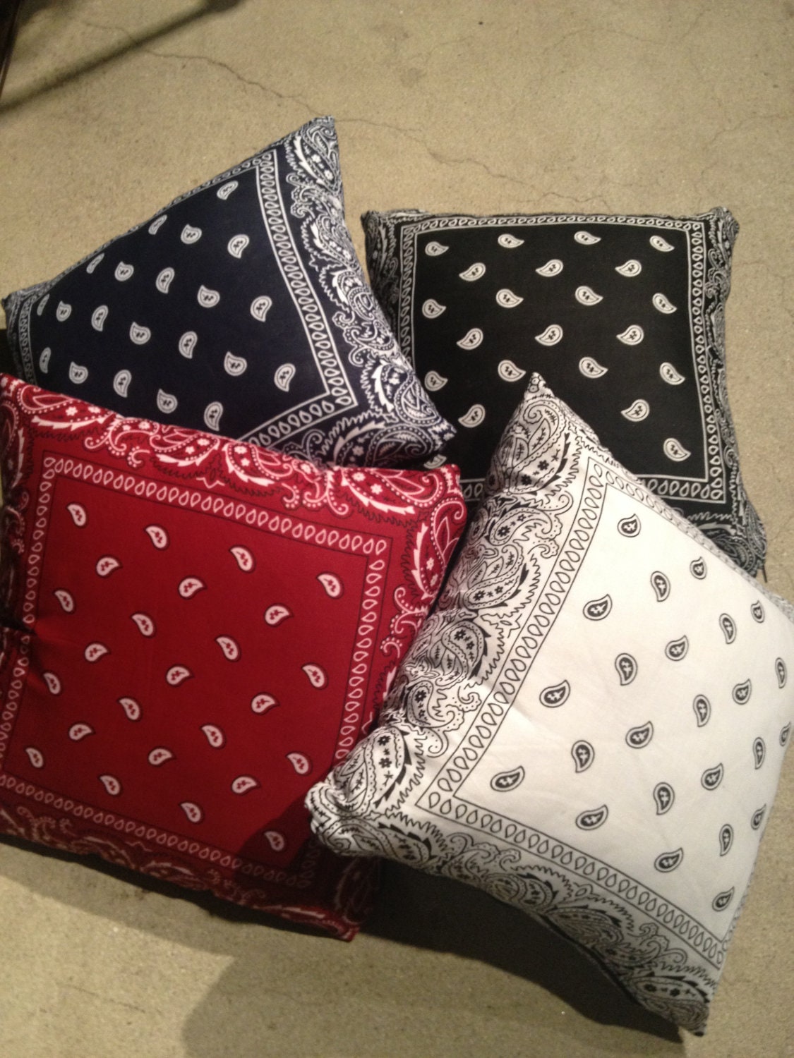 Handkerchief Bandana Pillow