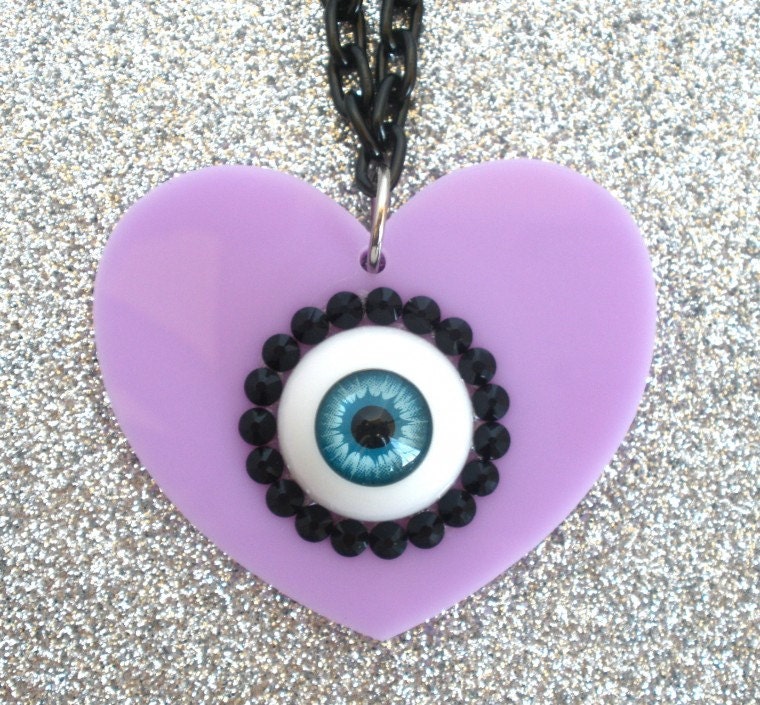 Eyeball Pendant Necklace