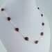Genuine Garnet Bracelet January Birthstone Child Children Girl Genuine AAA Cranberry Red Gemstone Wire Wrapped Sterling Silver Jewelry