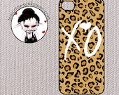 apple iPhone 4/4s/5, Ipod touch 4/5, Samsung Galaxy S3, plastic case the weeknd drake ovo xo cheetah overdose plastic case