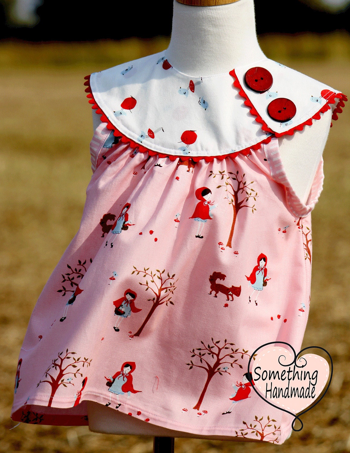 Little Red Blondie Top ready to ship size 4 5