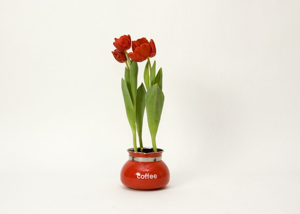 Coffee Pot - Red, Gemco, Vintage