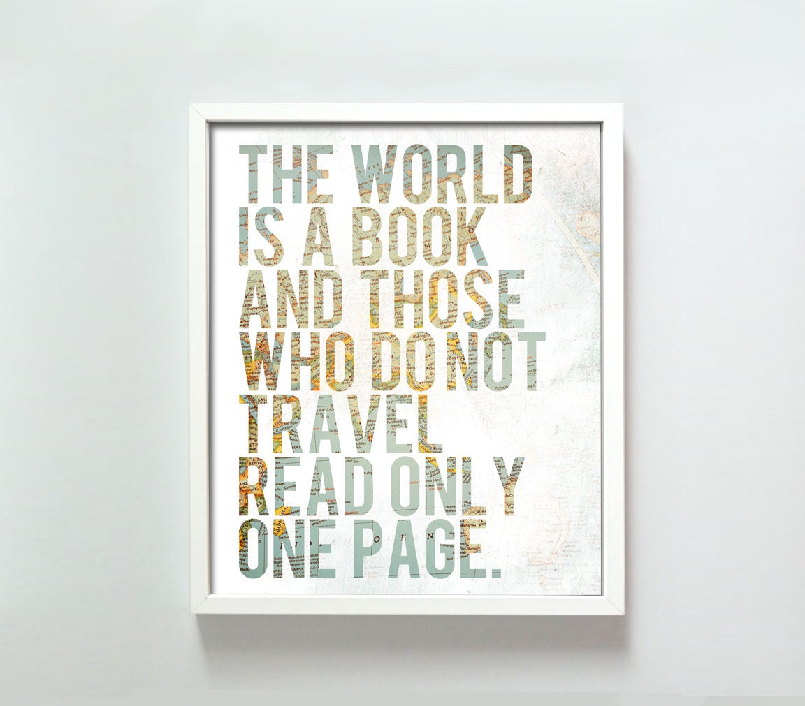8x10 Travel print