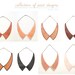Alexa -- Reversible Leather Peter Pan COLLAR Necklace