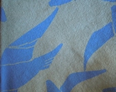 Set of 2 Sage Green Napkins with Blue Birds