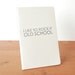 white journal: rock it old school