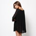 Winter women black tunic, one size fits all