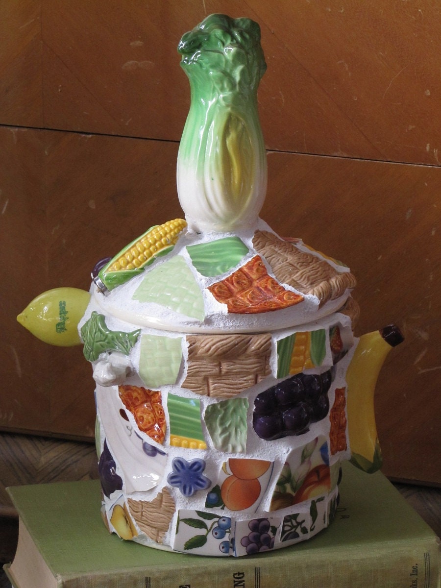 Mosaic Compost Pot