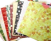 Scrap Pack - Japanese rice and origami paper ephemera, paper scraps (lot 1)