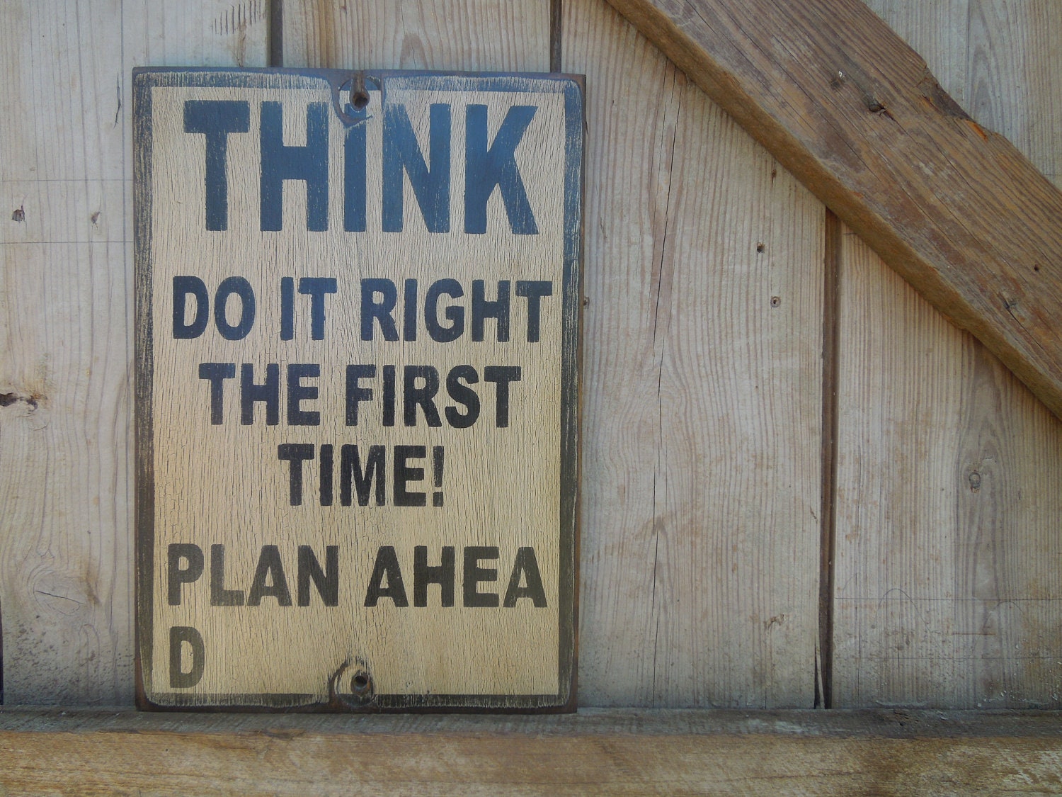 plan ahead sign