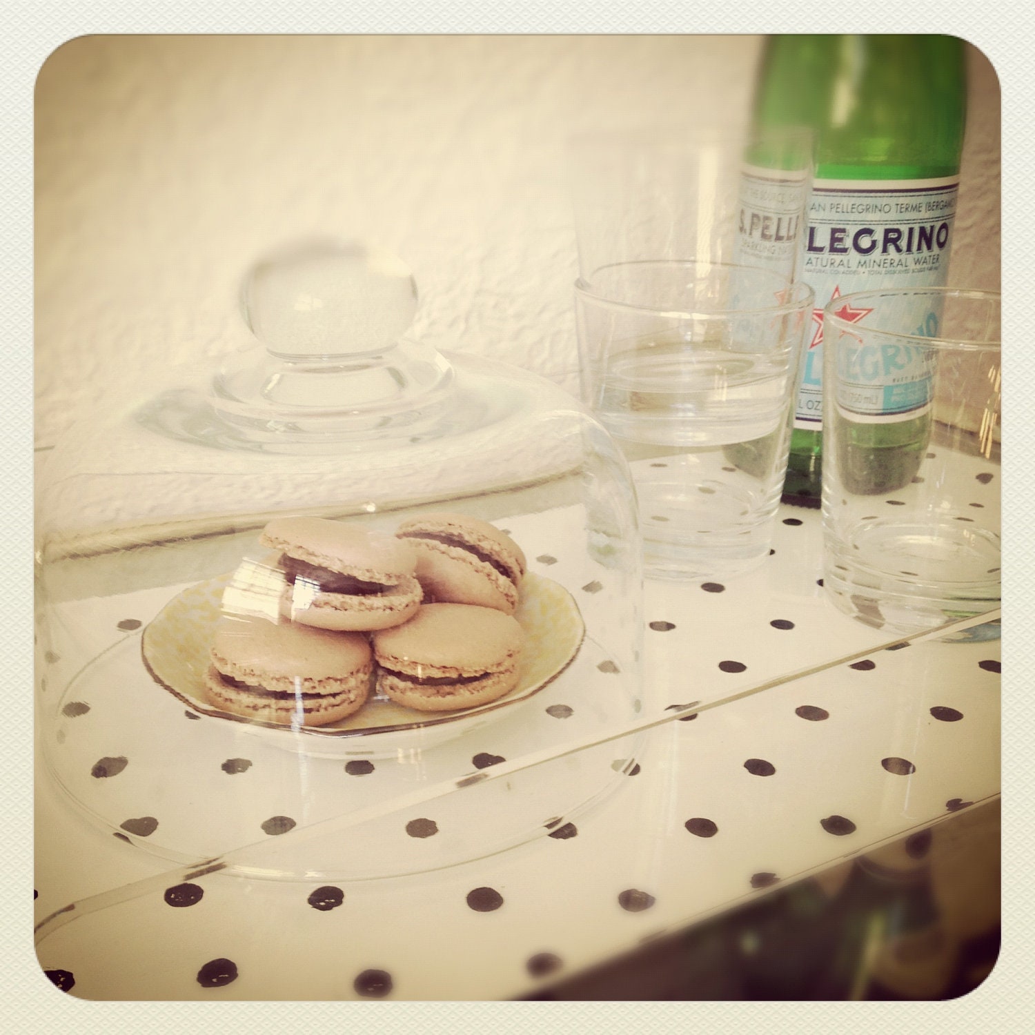 Speckle Dot Serving Tray - Large