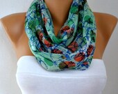 Infinity Scarf Shawl Circle Scarf  Loop  Scarf Gift -fatwoman
