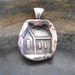 MOTHERS DAY Brick House - She's Mighty Mighty, Just Lettin' it All Hang Out, Eco-friendly FIERCE Silver Artisan Pendant, Necklace, Gift