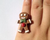 Gingerbread Man or Woman Ring