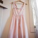 custom Bridesmaid dress Classic cotton sundress with gathered skirt, pockets antique lace detail, and attached petticoat-