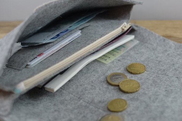 Matroschka Clutch bag - Hand bag - 100% wool felt