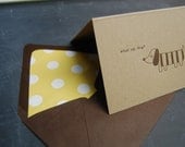 Letterpressed Dog Cards