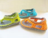 Crochet Sandals Booties Pattern, Flip Flop Sandals Pattern for Baby Boys, Trekkers