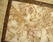 Elegant Table Runner Quilted fabric from Hoffman of California