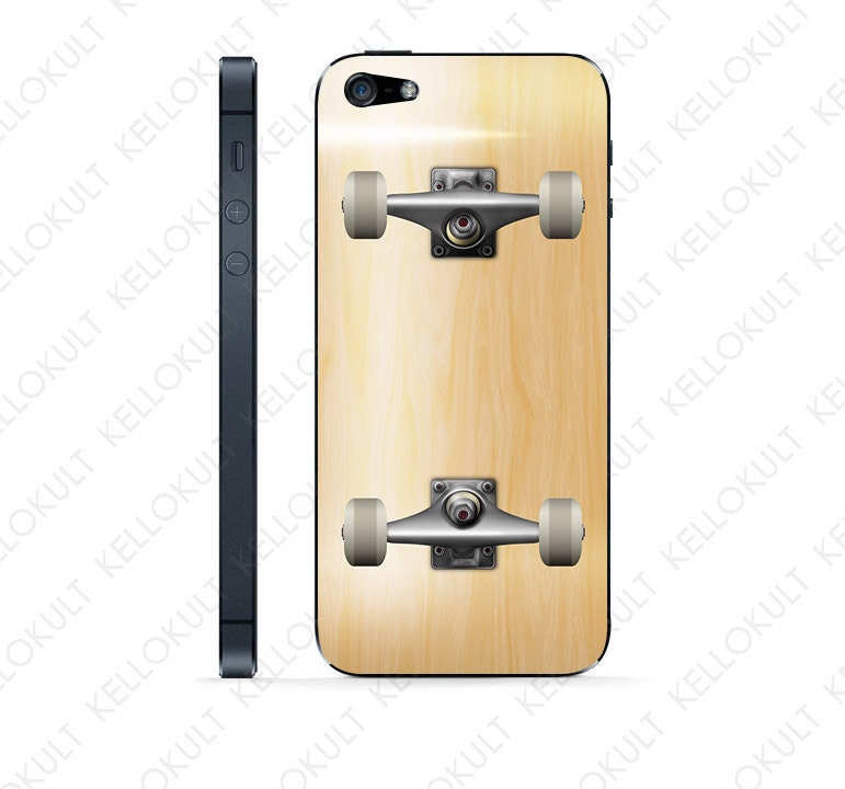 iPhone 5 Wooden Skateboard Deck Skin