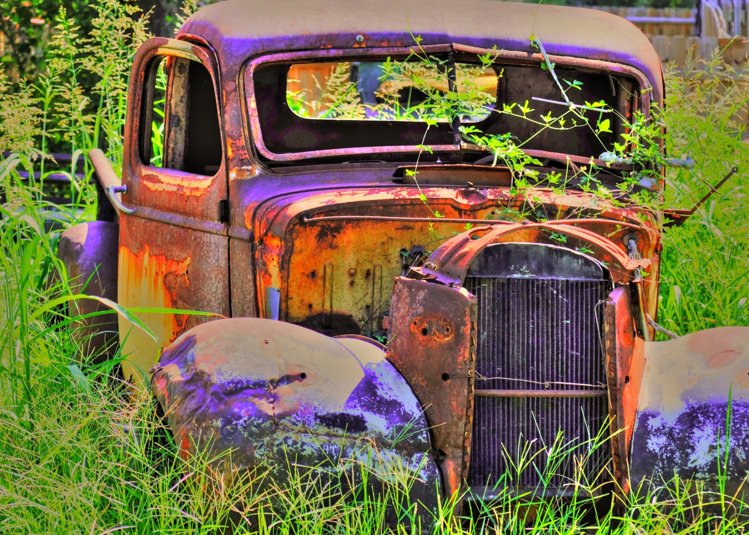 Vintage Car Print 8x10