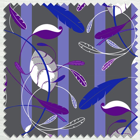 Fabric in Featherleaf Pattern Divinity color