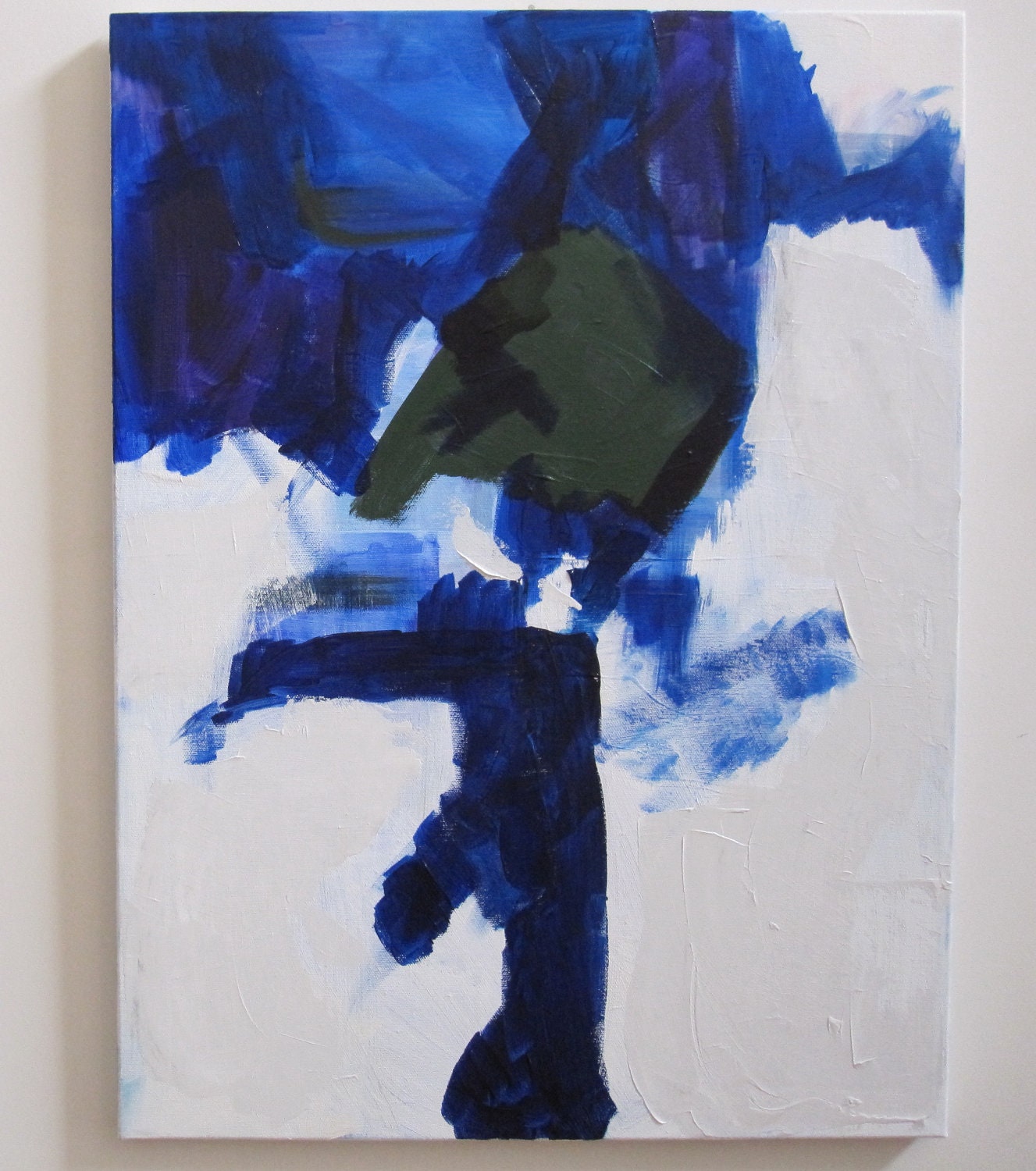Original 18x24 abstract painting on canvas by Kerry Steele
