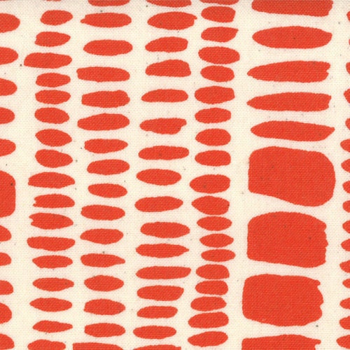 Summersville by Lucie Summers - Moda Fabrics - Brushstrokes in Orange Zest (31706-13) - 1 Yard - Children Fabric - Danish Modern - MoonaFabrics