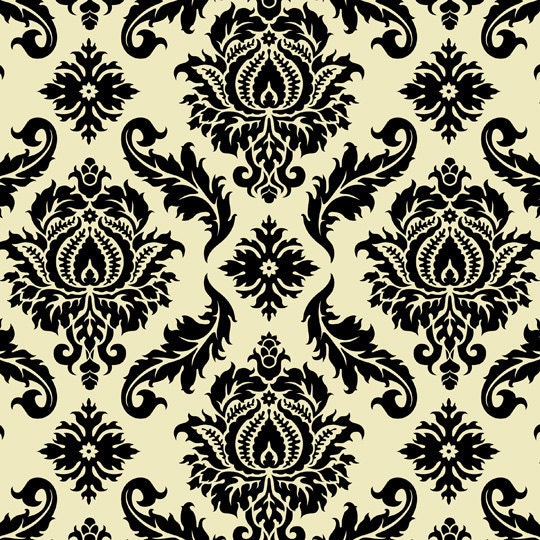 Joel Dewberry - AVIARY 2 - Damask in Cavern JD43 - Free Spirit Fabric - 1 Yard