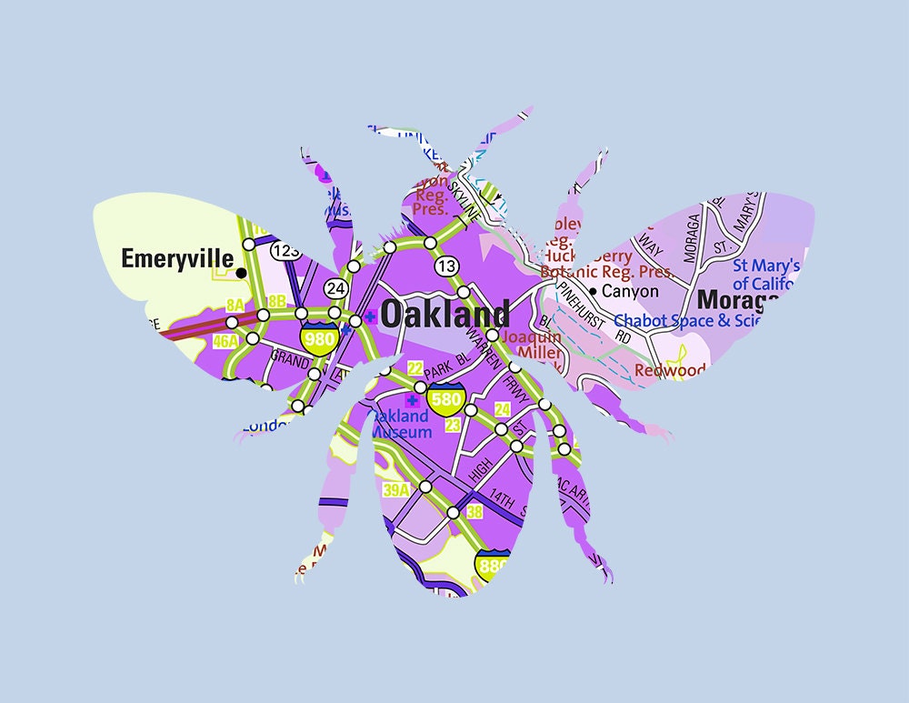 urban legends, oakland, 8.5 x 11