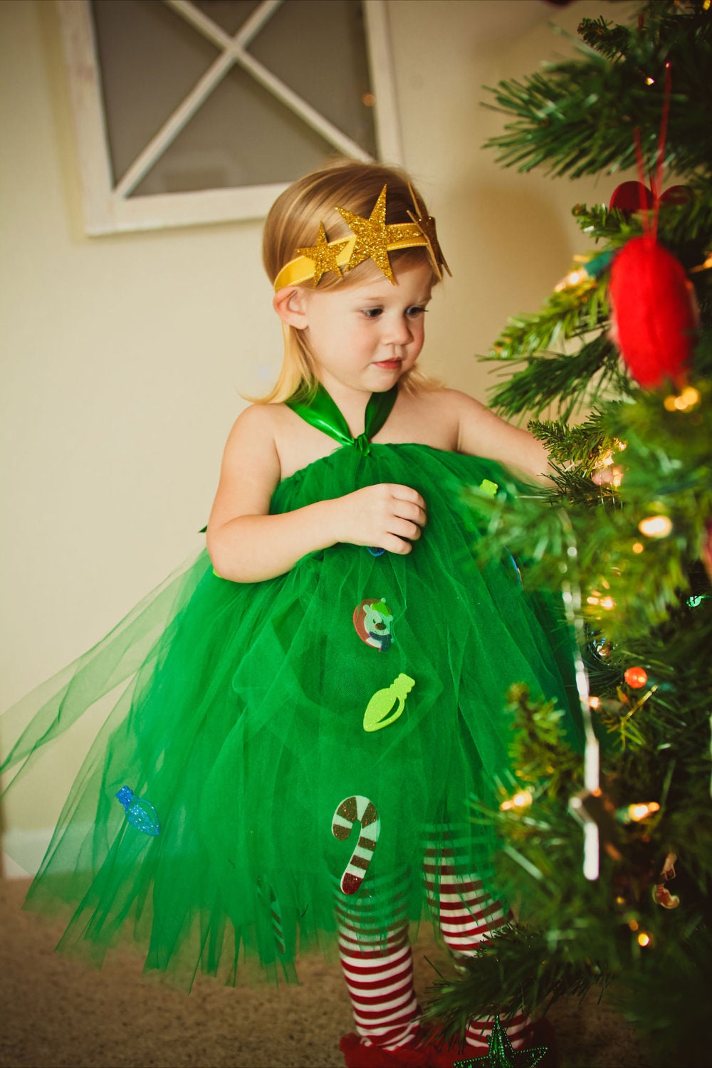 Atutudes Christmas Tree Tutu Dress