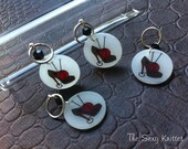 Limited Edition Sexy Knitter High Heels Stitch Markers - Set of 4