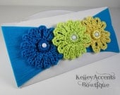 Triple Crochet Flower Headband