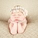 Baby headband, newborn headband, adult headband, child headband and photography prop The single sprinkled- Rhinestone PUFF headband