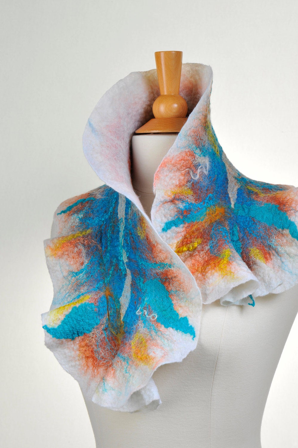 OOAK Felted scarf