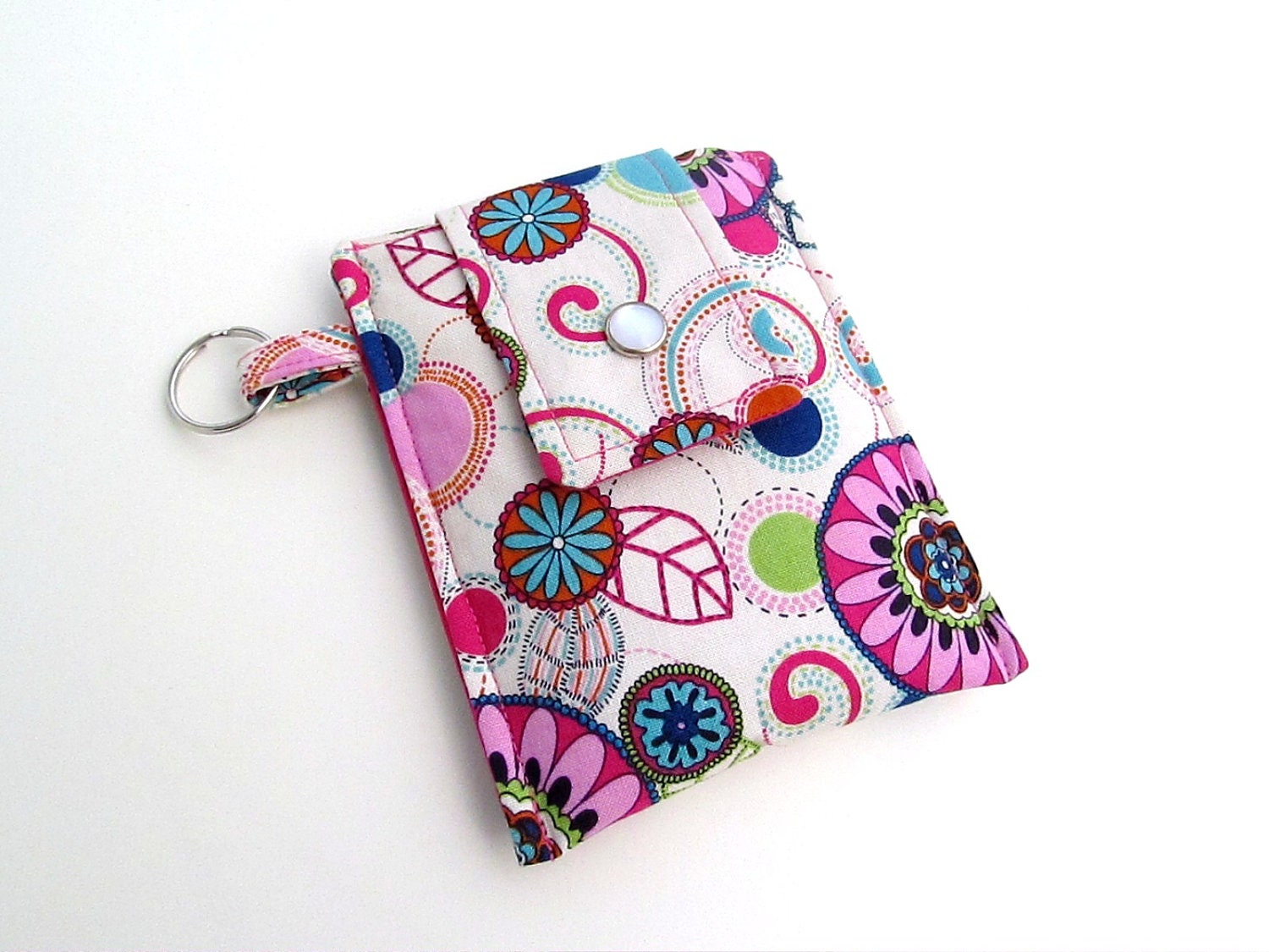 Cell Phone iPod Cozy- Colorful Retro Floral