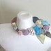 Bib,  Necklace a Rose Garden, Detachable Collar,  Upcycled, Romantic necklace, Floral Bouquet, Hand Made Necklace, OOAK