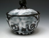 Gothic Two Skulls Sugar Bowl
