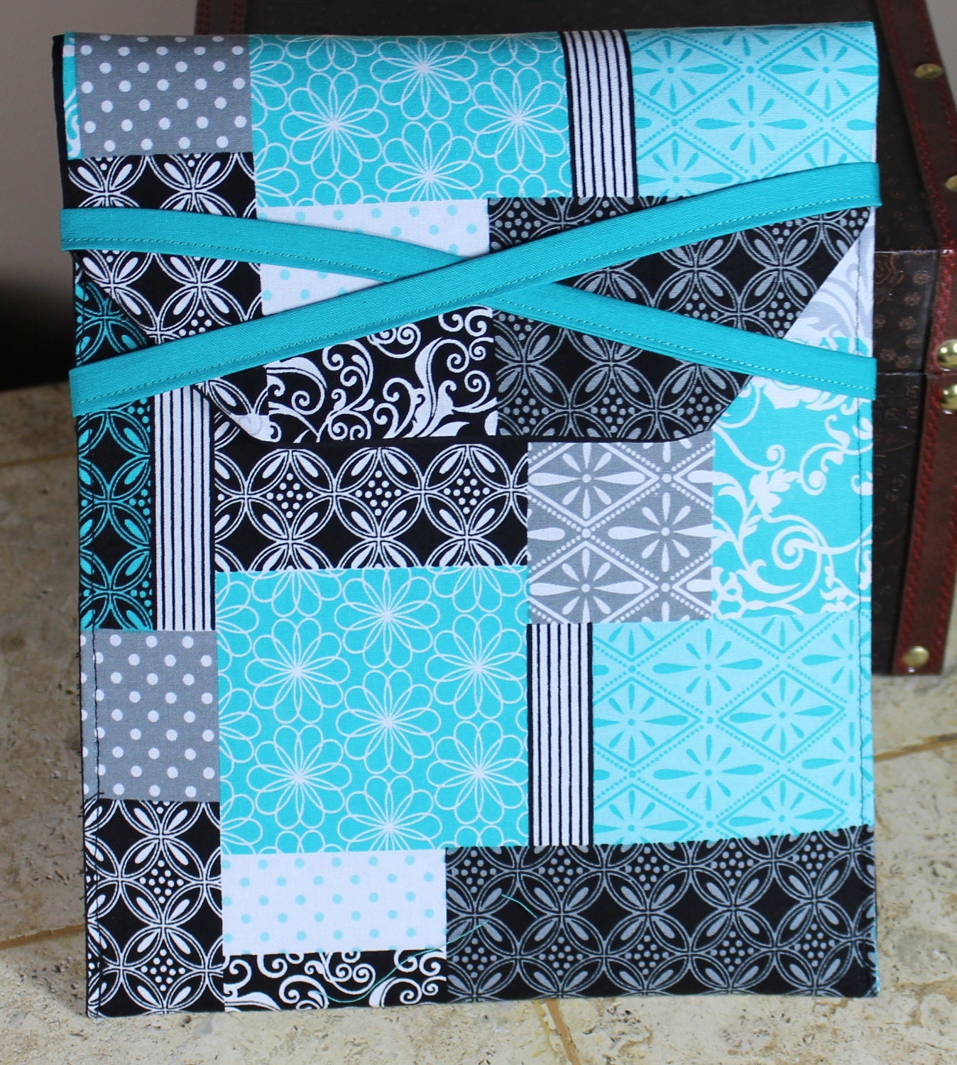 Turquoise Nook HD Cover / Teal Nook HD Case / Blue Nook Color Case / Nook Tablet Cover / Nook Simple Touch Cover -White,Black,Turquoise,Teal