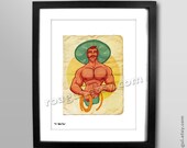 Charro - 8x11 Print / Rico papi wapo mexicano with sombrero